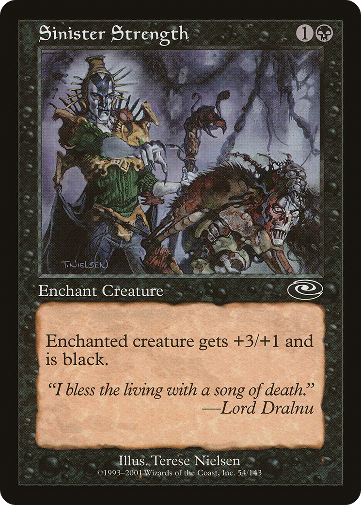 Sinister Strength (PLS-054) [Planeshift] Foil MTG Single Wizards of the Coast