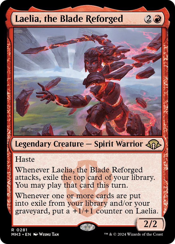 Laelia, the Blade Reforged (MH3-281) [Modern Horizons 3] Foil MTG Single Modern Horizons 3