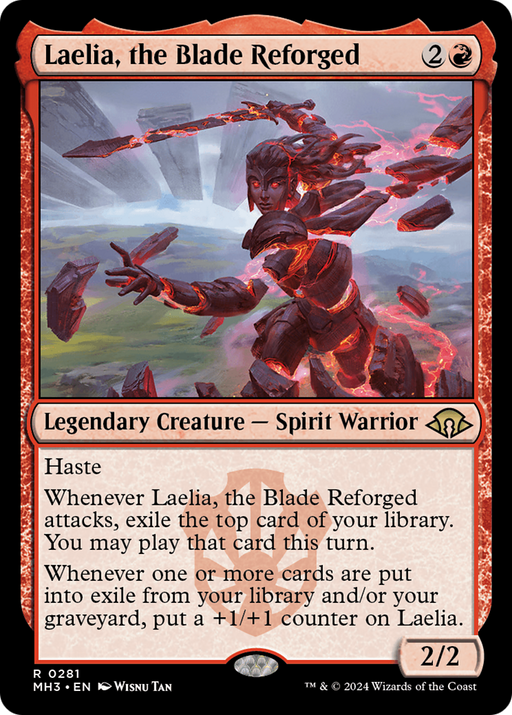 Laelia, the Blade Reforged (MH3-281) [Modern Horizons 3] Foil MTG Single Modern Horizons 3