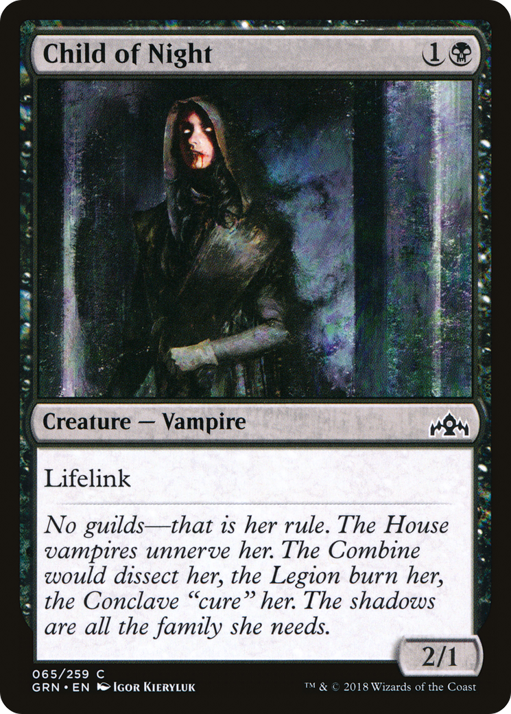 Child of Night (GRN-065) [Guilds of Ravnica] Foil MTG Single Wizards of the Coast