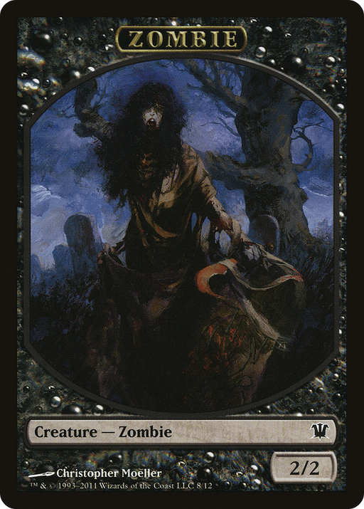 Zombie Token (8) (ISD-008) [Tokens] Innistrad Tokens MTG Single Wizards of the Coast