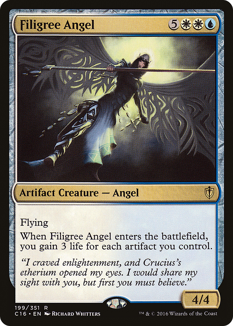 Filigree Angel (C16-199) [Commander 2016] MTG Single Wizards of the Coast