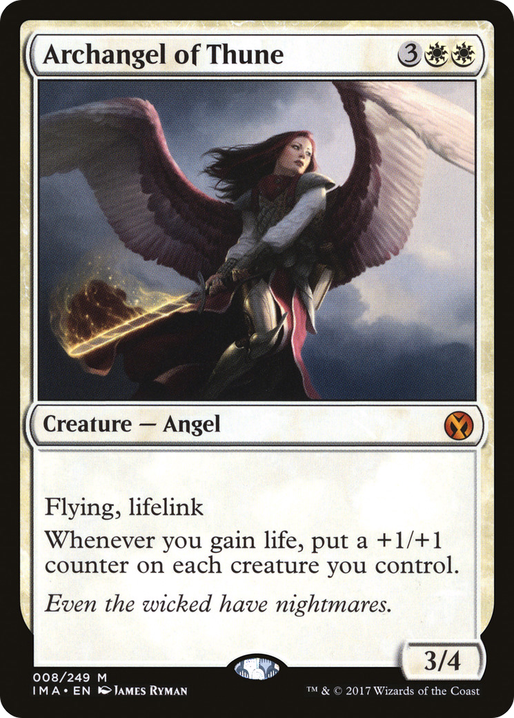Archangel of Thune [Iconic Masters] MTG Single Magic: The Gathering