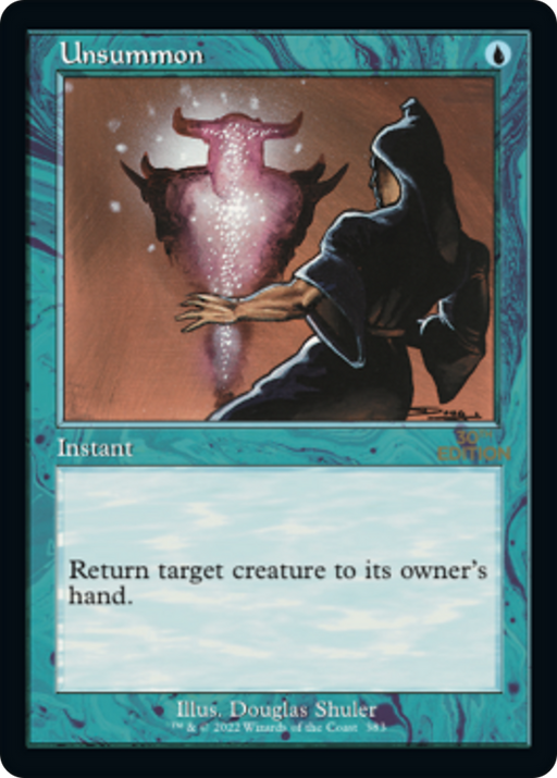 Unsummon (30A-383) [30th Anniversary Edition] MTG Single Wizards of the Coast