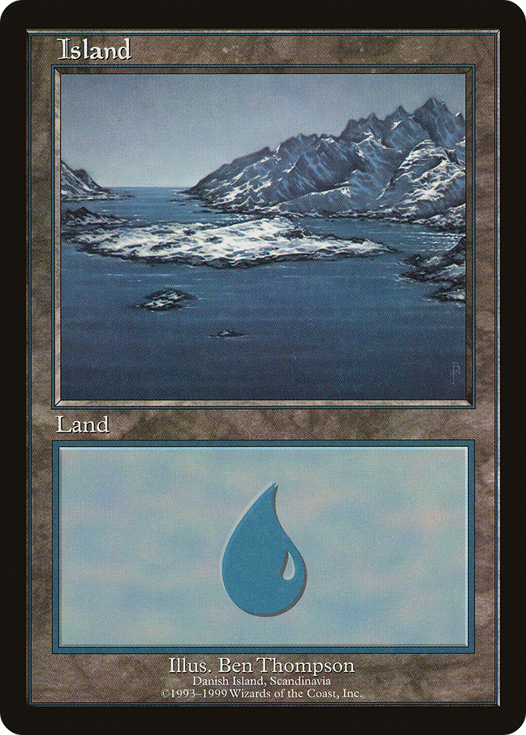 Island - Danish Island (EURO-002) [Misc] European Land Program MTG Single Wizards of the Coast
