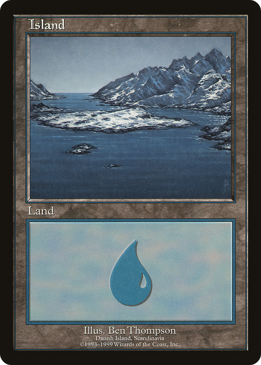 Island - Danish Island (EURO-002) [Misc] European Land Program MTG Single Wizards of the Coast