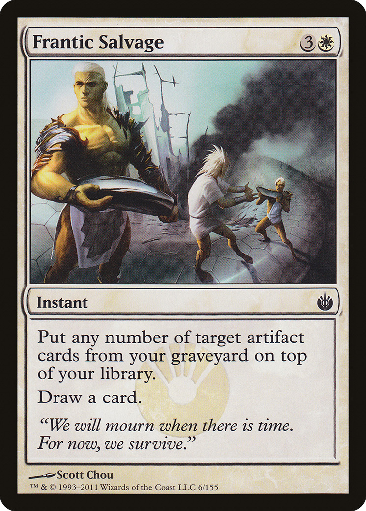 Frantic Salvage (MBS-006) [Mirrodin Besieged] Foil MTG Single Wizards of the Coast