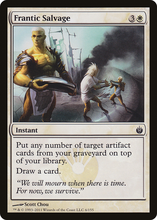 Frantic Salvage (MBS-006) [Mirrodin Besieged] MTG Single Wizards of the Coast