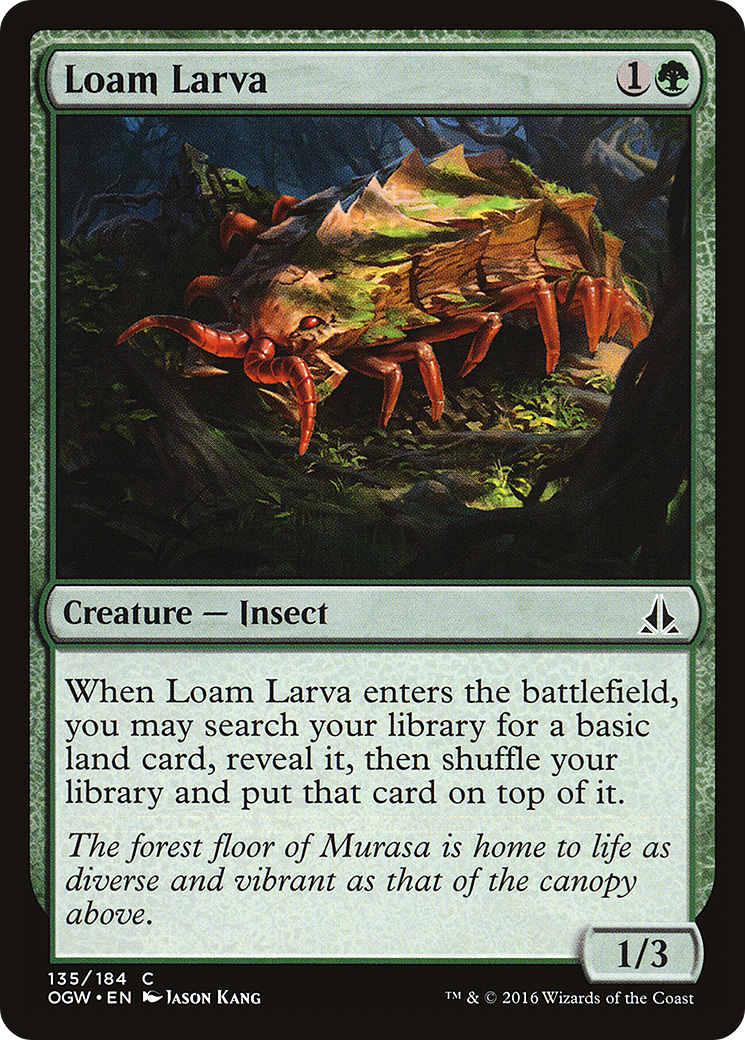 Loam Larva (OGW-135) [Oath of the Gatewatch] MTG Single Wizards of the Coast