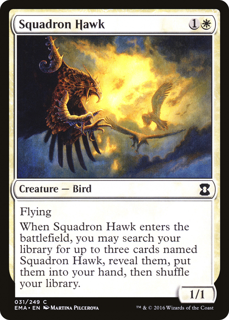 Squadron Hawk (EMA-031) [Eternal Masters] MTG Single Wizards of the Coast
