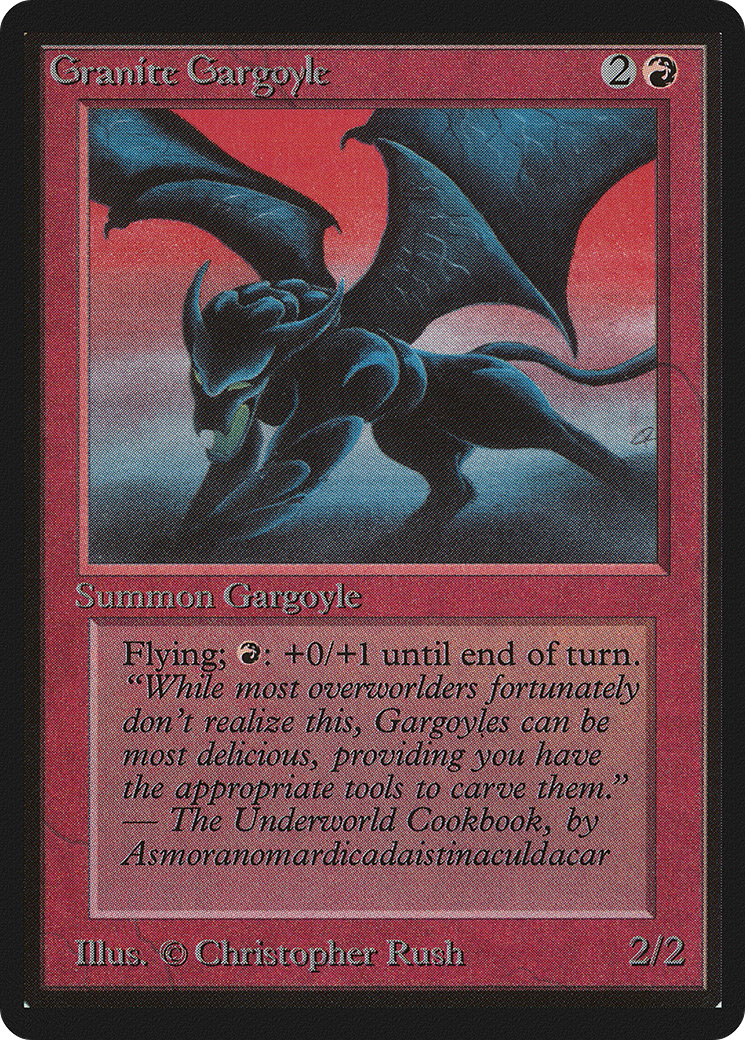 Granite Gargoyle (LEB-156) [Oldschool] Limited Edition Beta MTG Single Wizards of the Coast
