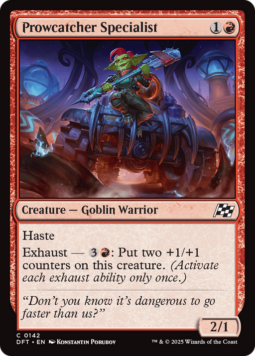 Prowcatcher Specialist (DFT-142) [Aetherdrift] MTG Single Wizards of the Coast