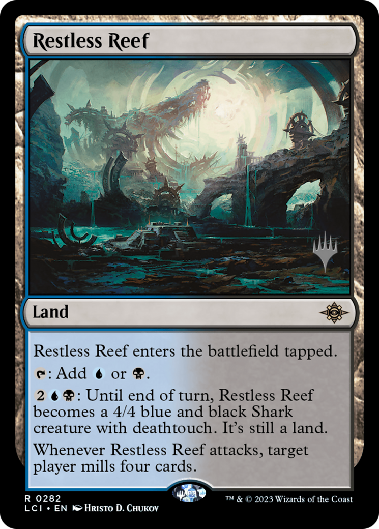 Restless Reef (PPLCI-282) [The Lost Caverns of Ixalan Promos] MTG Single Wizards of the Coast