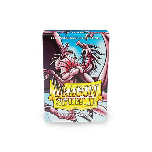Dragon Shield: Japanese Size Sleeves - Matte Pink 60Ct Card Sleeves Dragon Shield