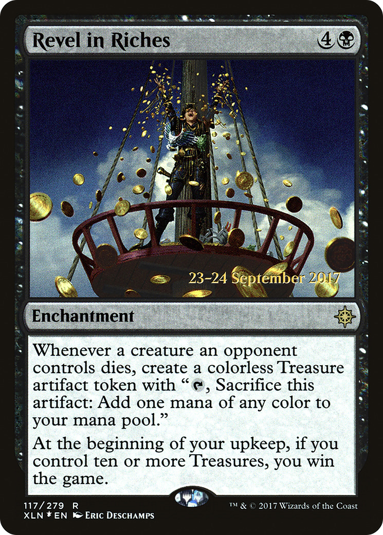 Revel in Riches (PRE-117) [Ixalan Promos] Foil MTG Single Wizards of the Coast