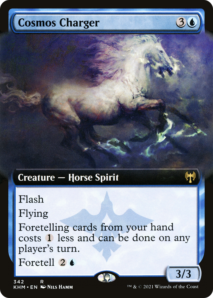 Cosmos Charger (KHM-342) [Kaldheim] (Extended Art) Foil MTG Single Wizards of the Coast
