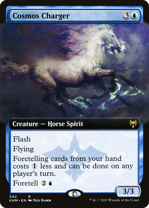 Cosmos Charger (KHM-342) [Kaldheim] (Extended Art) MTG Single Wizards of the Coast