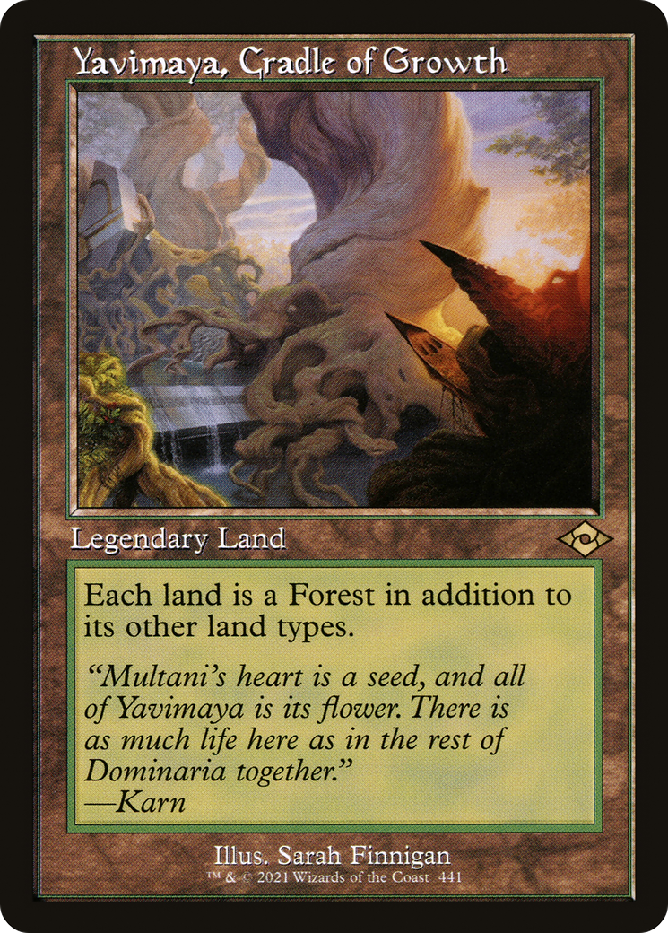 Yavimaya, Cradle of Growth (MH2-441) [Modern Horizons 2] MTG Single Modern Horizons 2