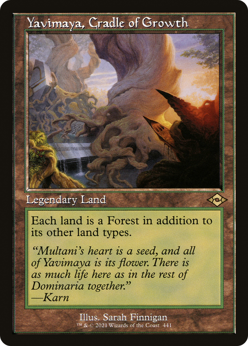 Yavimaya, Cradle of Growth (MH2-441) [Modern Horizons 2] MTG Single Modern Horizons 2