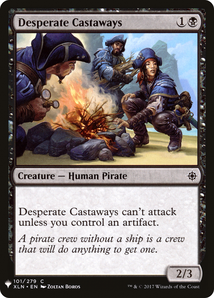 Desperate Castaways (LIST-101) [Mystery Booster] The List MTG Single Wizards of the Coast