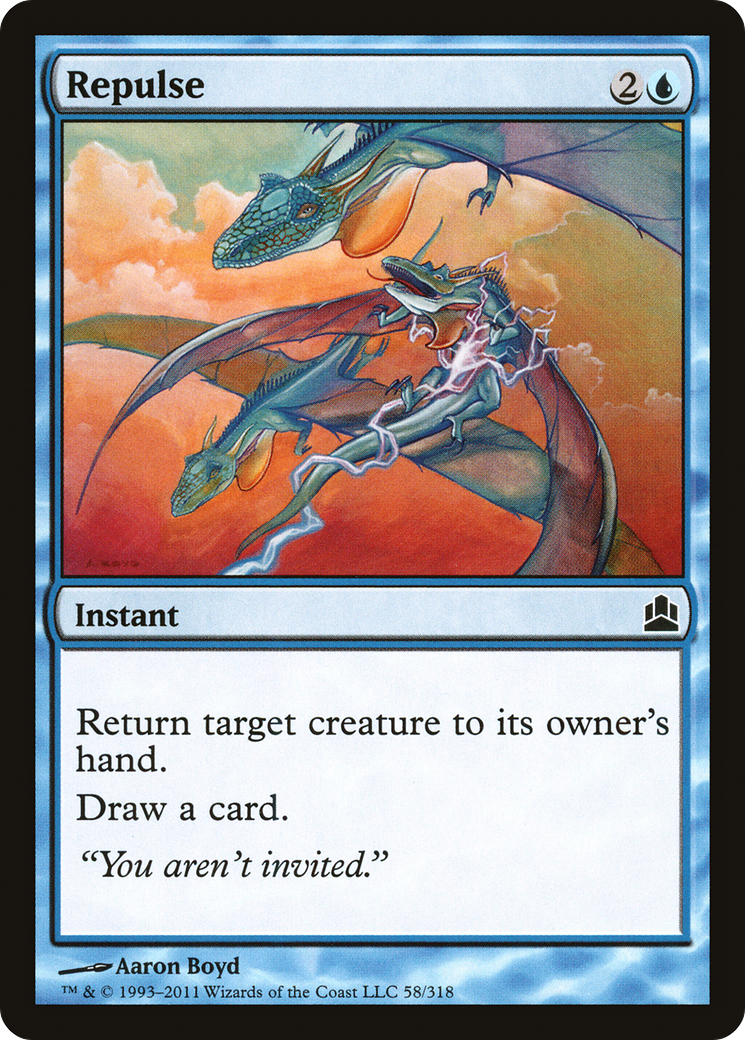 Repulse (CMD-058) [Commander 2011] MTG Single Wizards of the Coast