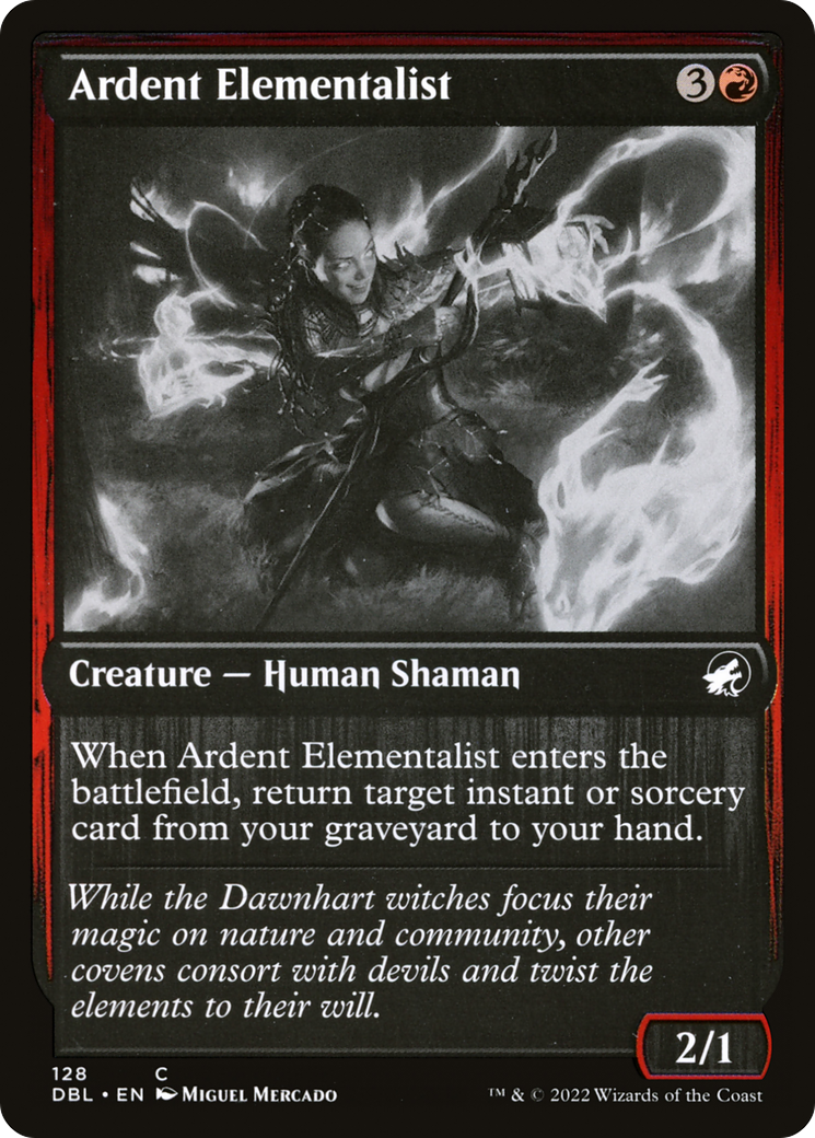 Ardent Elementalist (DBL-128) [Innistrad: Double Feature] MTG Single Wizards of the Coast
