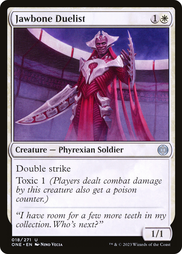 Jawbone Duelist (ONE-018) [Phyrexia: All Will Be One] MTG Single Wizards of the Coast