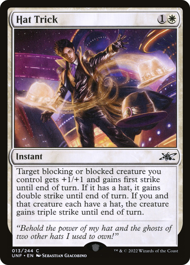 Hat Trick (UNF-013) [Unfinity] MTG Single Wizards of the Coast