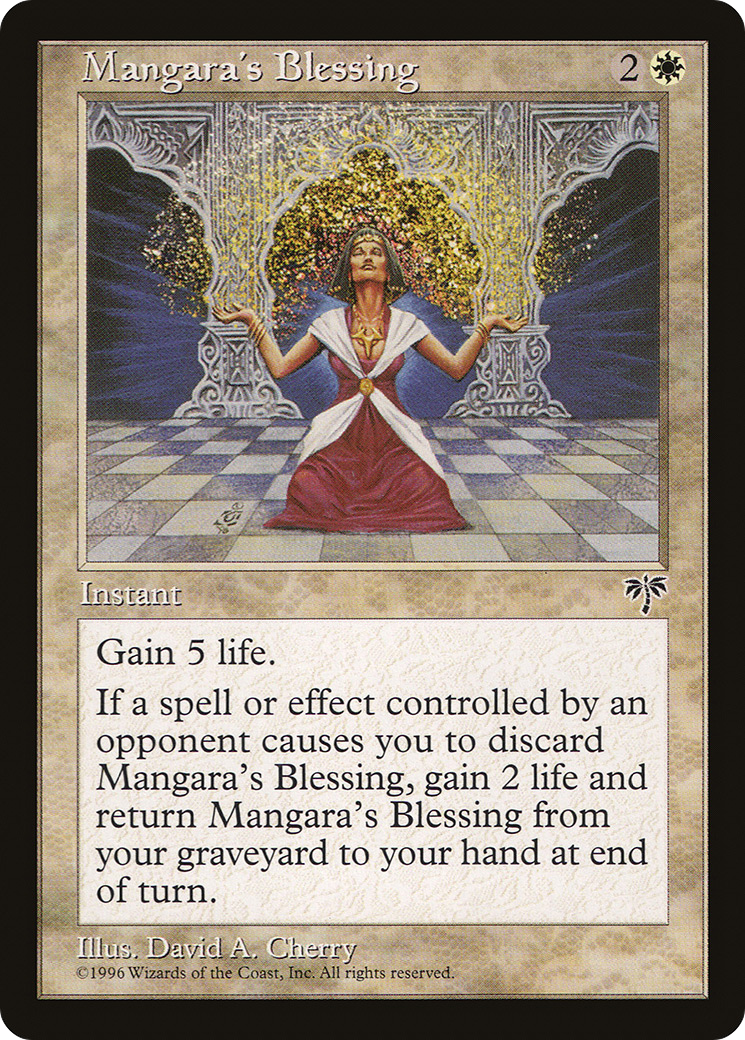 Mangara's Blessing (MIR-025) [Mirage] MTG Single Wizards of the Coast
