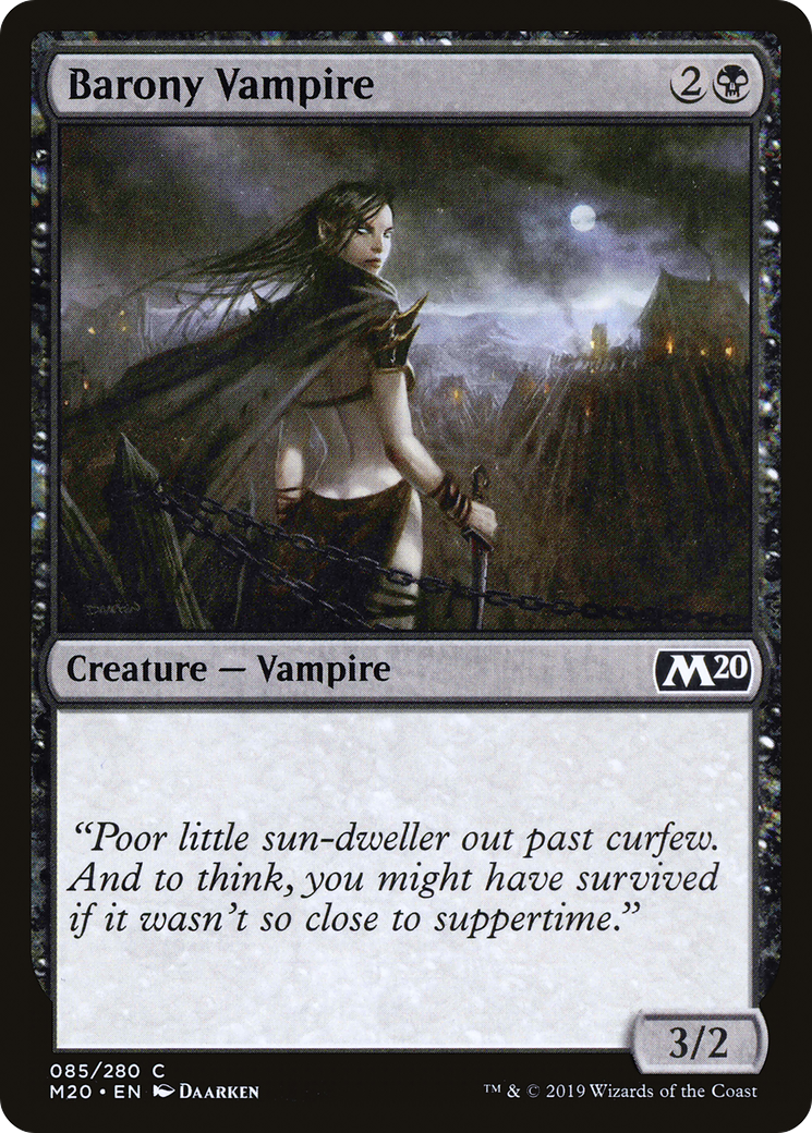 Barony Vampire (M20-085) [Core Set 2020] MTG Single Wizards of the Coast