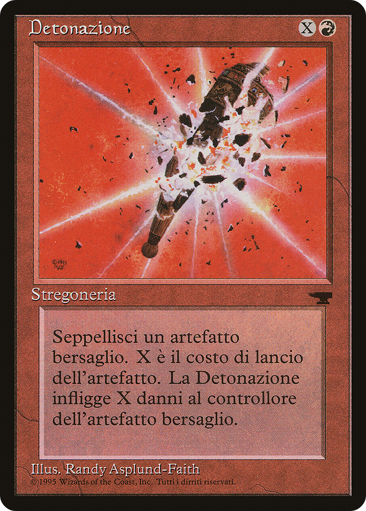 Detonate (Italian) - "Detonazione" (REN-) [Misc] Rinascimento MTG Single Wizards of the Coast