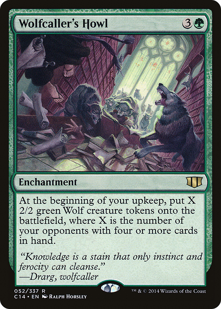 Wolfcaller's Howl (C14-052) [Commander 2014] MTG Single Wizards of the Coast