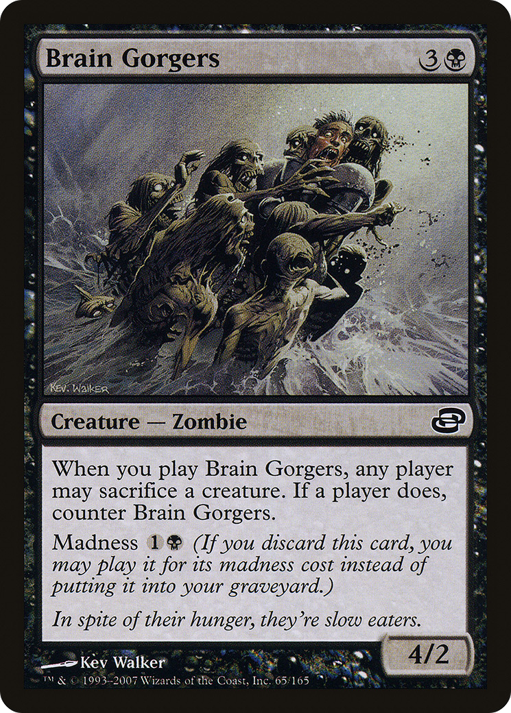 Brain Gorgers (PLC-065) [Planar Chaos] Foil MTG Single Wizards of the Coast