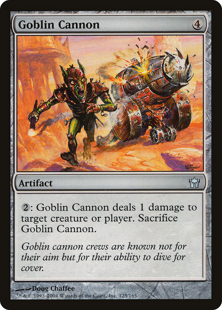 Goblin Cannon (5DN-125) [Fifth Dawn] Foil MTG Single Wizards of the Coast