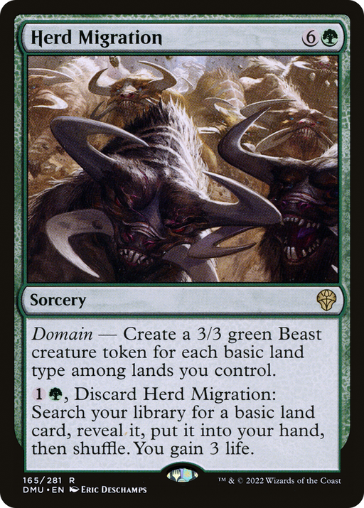 Herd Migration (DMU-165) [Dominaria United] MTG Single Wizards of the Coast