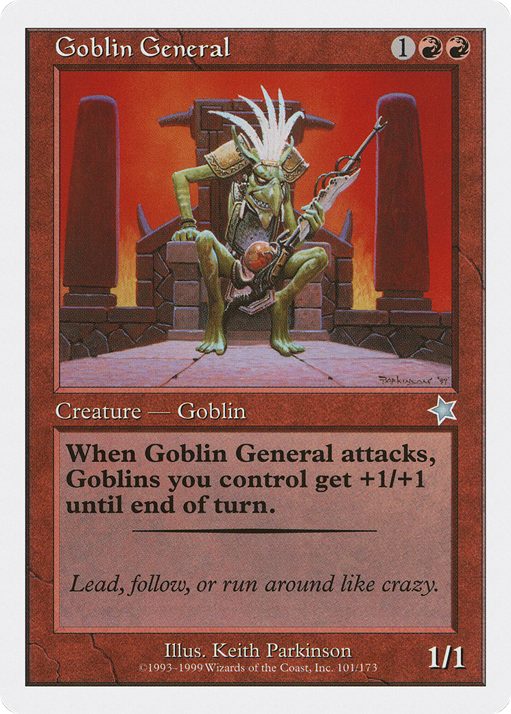 Goblin General (S99-101) [Misc] Starter 1999 MTG Single Wizards of the Coast
