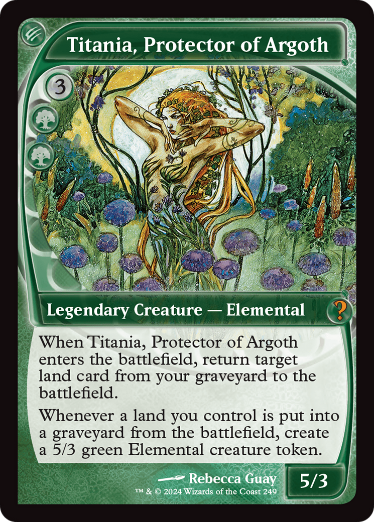 Titania, Protector of Argoth (Future Sight) (MB2-249) [Mystery Booster] Mystery Booster 2 Foil MTG Single Wizards of the Coast