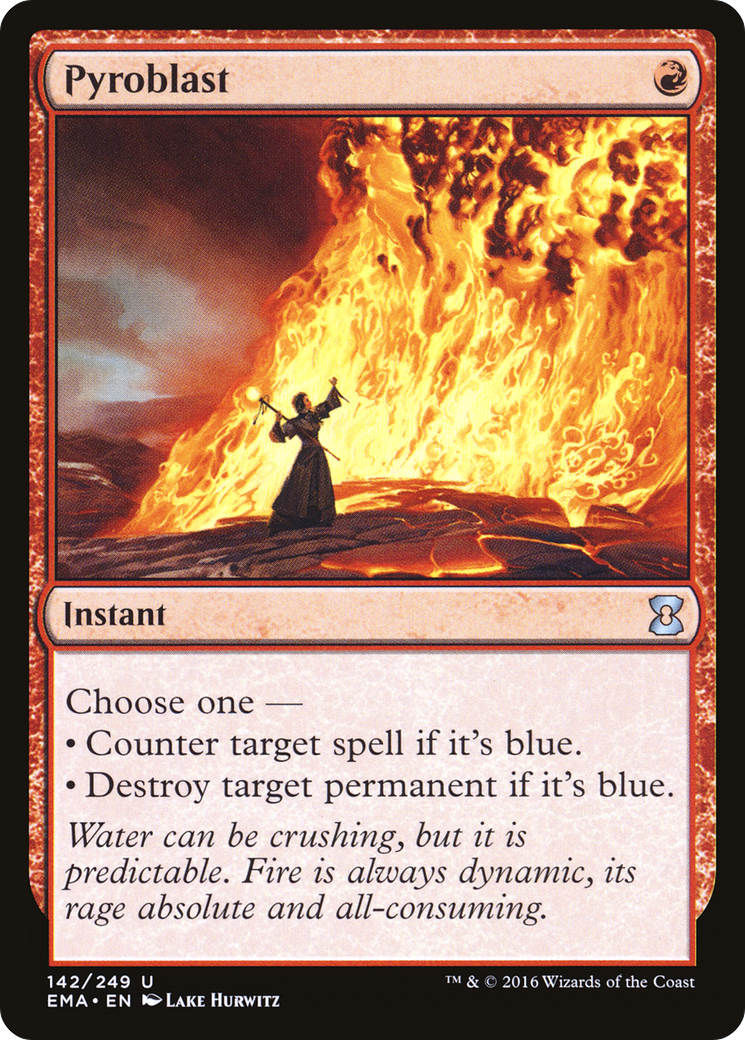 Pyroblast (EMA-142) [Eternal Masters] MTG Single Wizards of the Coast