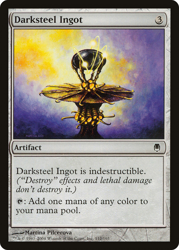 Darksteel Ingot (DST-112) [Darksteel] Foil MTG Single Wizards of the Coast