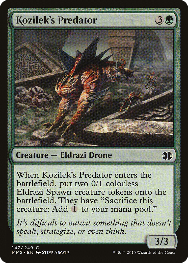 Kozilek's Predator (MM2-147) [Modern Masters 2015] Foil MTG Single Modern Masters 2015