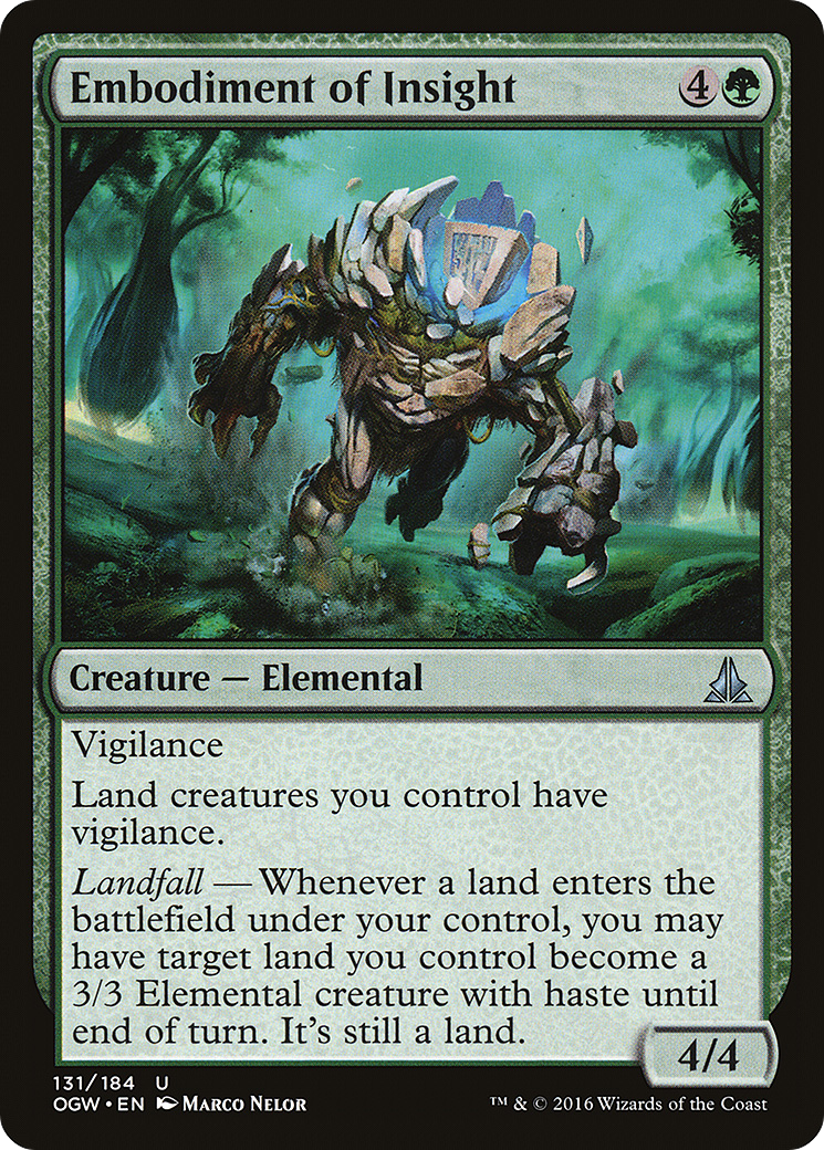 Embodiment of Insight (OGW-131) [Oath of the Gatewatch] MTG Single Wizards of the Coast