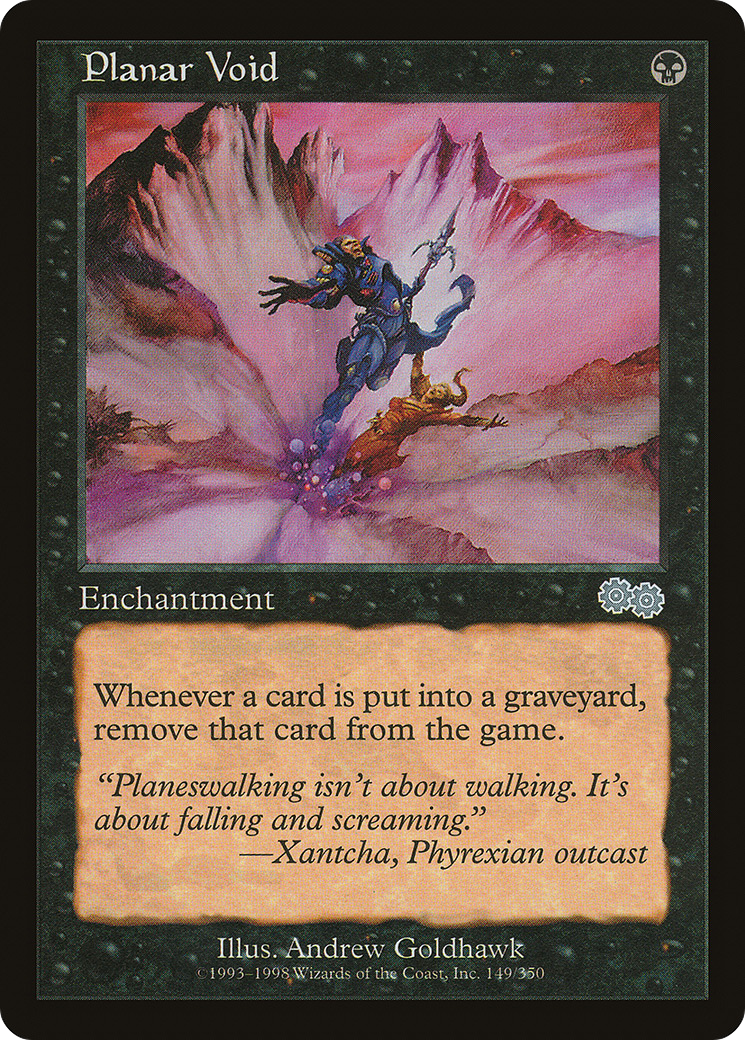 Planar Void (USG-149) [Urza's Saga] MTG Single Wizards of the Coast