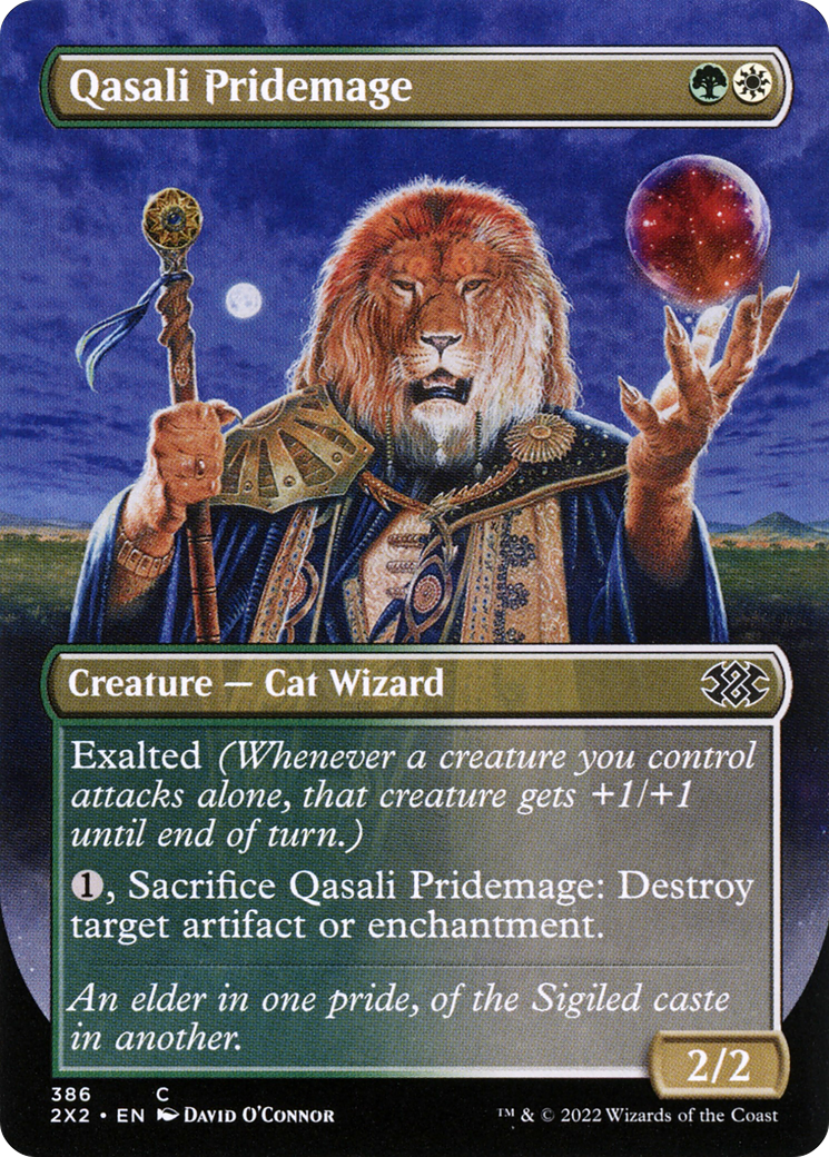 Qasali Pridemage (2X2-386) [Double Masters 2022] (Borderless) MTG Single Wizards of the Coast