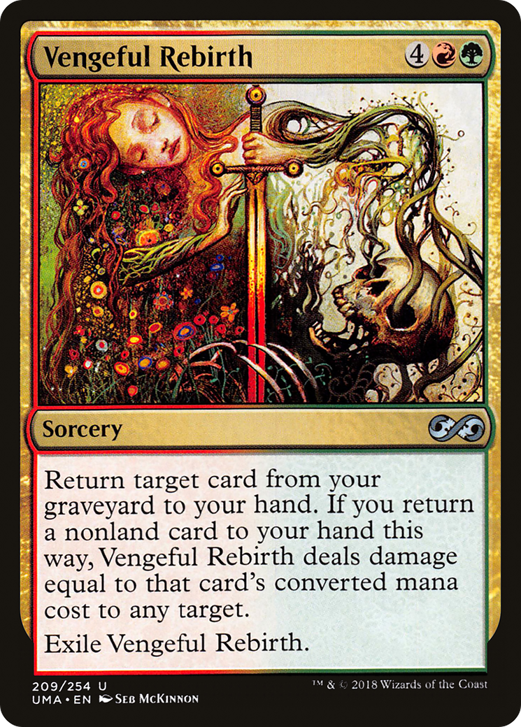 Vengeful Rebirth (UMA-209) [Ultimate Masters] MTG Single Wizards of the Coast