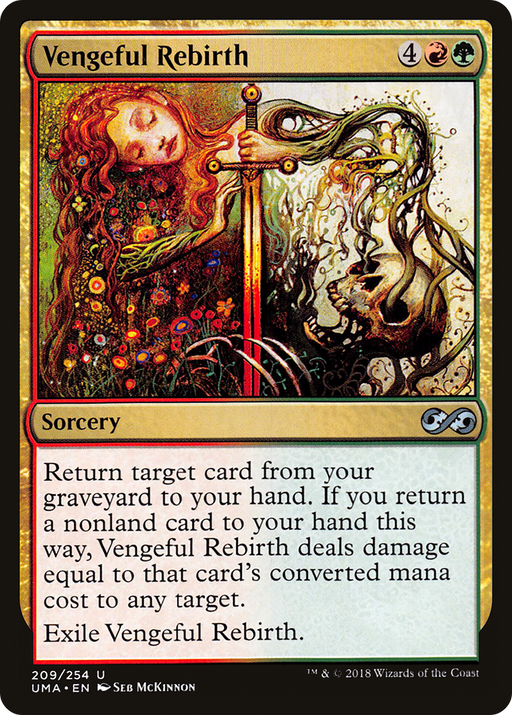 Vengeful Rebirth (UMA-209) [Ultimate Masters] MTG Single Wizards of the Coast