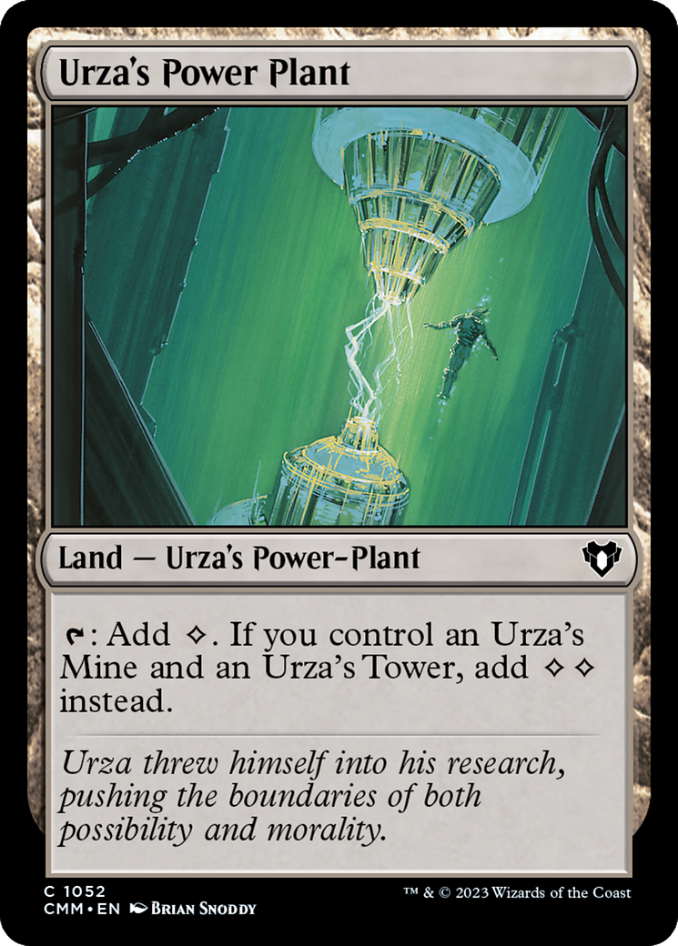 Urza's Power Plant (CMM-1052) [Commander Masters] MTG Single Wizards of the Coast