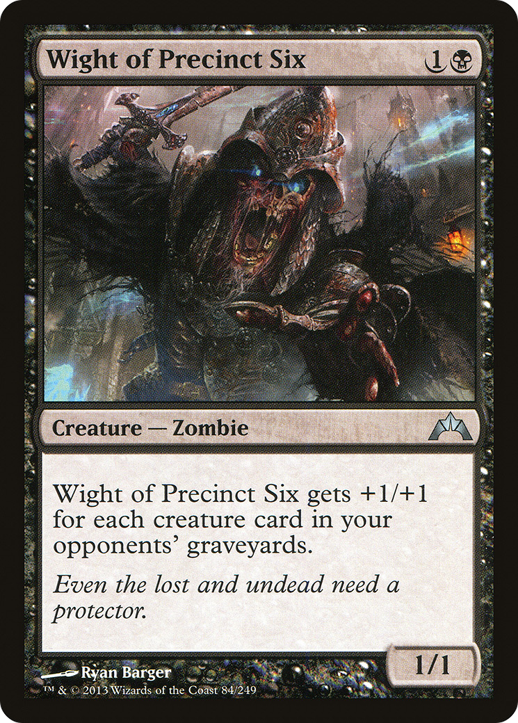 Wight of Precinct Six (GTC-084) [Gatecrash] MTG Single Wizards of the Coast