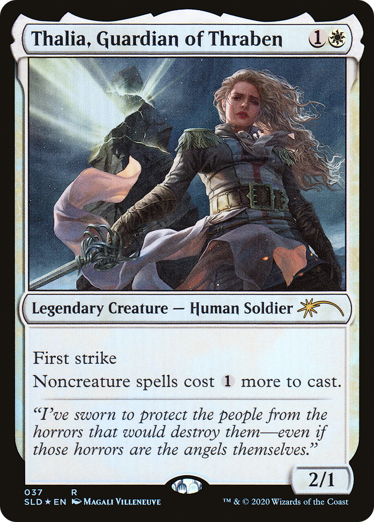 Thalia, Guardian of Thraben (SLD-037) [Secret Lair] Drop Foil MTG Single Wizards of the Coast