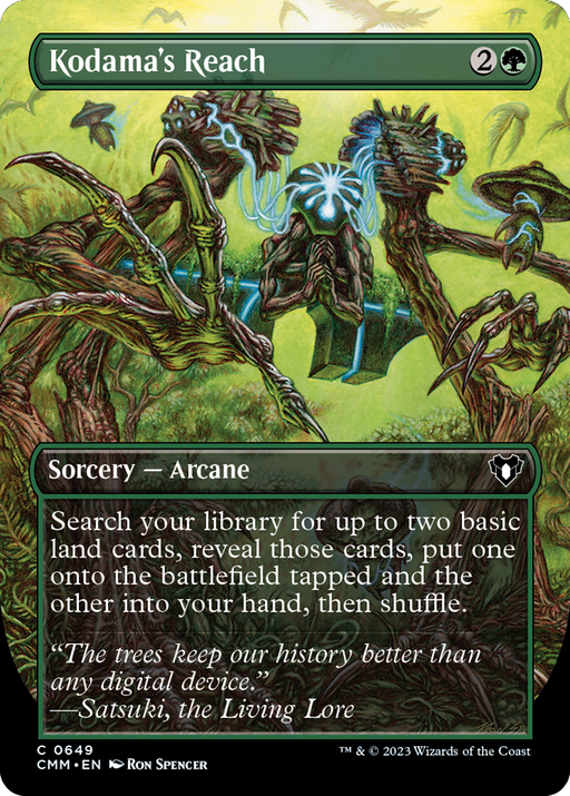 Kodama's Reach (CMM-649) [Commander Masters] (Borderless) MTG Single Wizards of the Coast