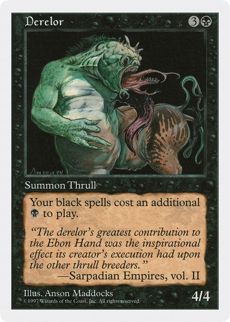 Derelor (5ED-) [Fifth Edition] MTG Single Wizards of the Coast
